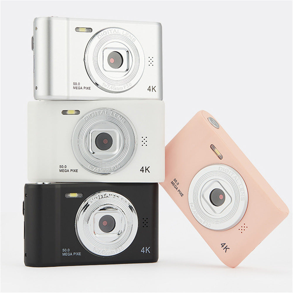 Retro Digital Camera: Pocket 4K Compact for Students