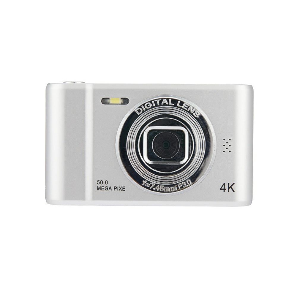 Retro Digital Camera: Pocket 4K Compact for Students