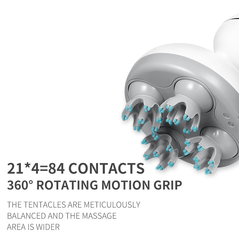 Head Massager for Scalp Tension: 84-Contact 3D Relief