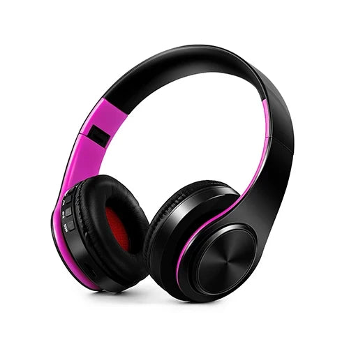 Foldable Wireless Headphones with Mic for Commuting