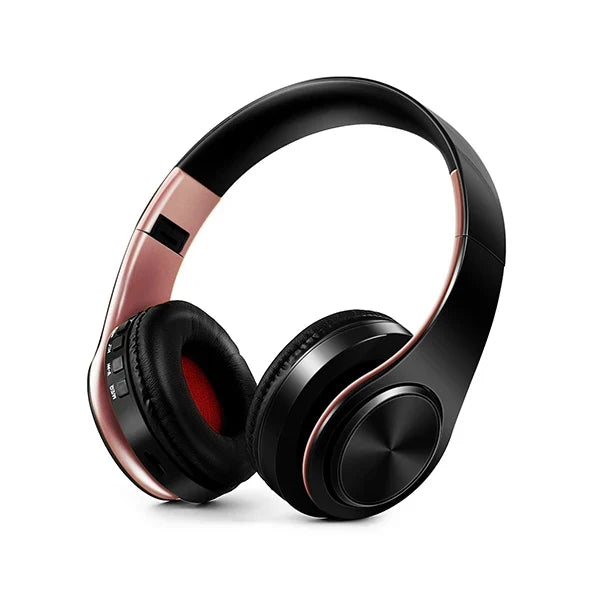 Foldable Wireless Headphones with Mic for Commuting