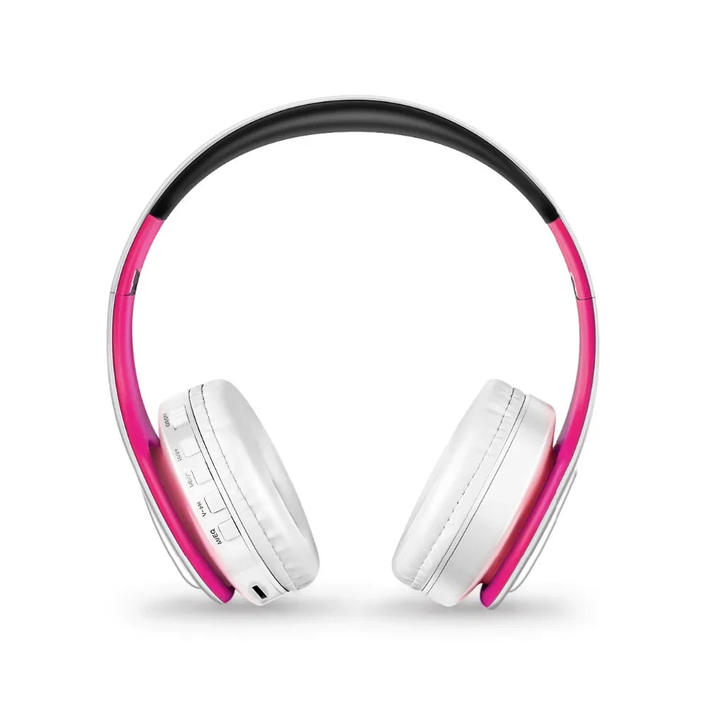 Foldable Wireless Headphones with Mic for Commuting