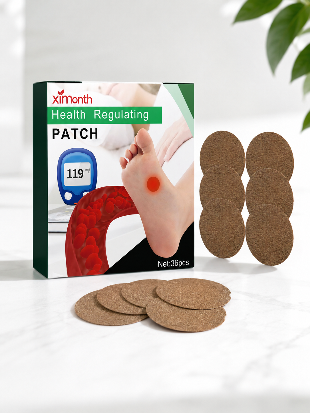 36 Health Regulating Patches – Natural Relief