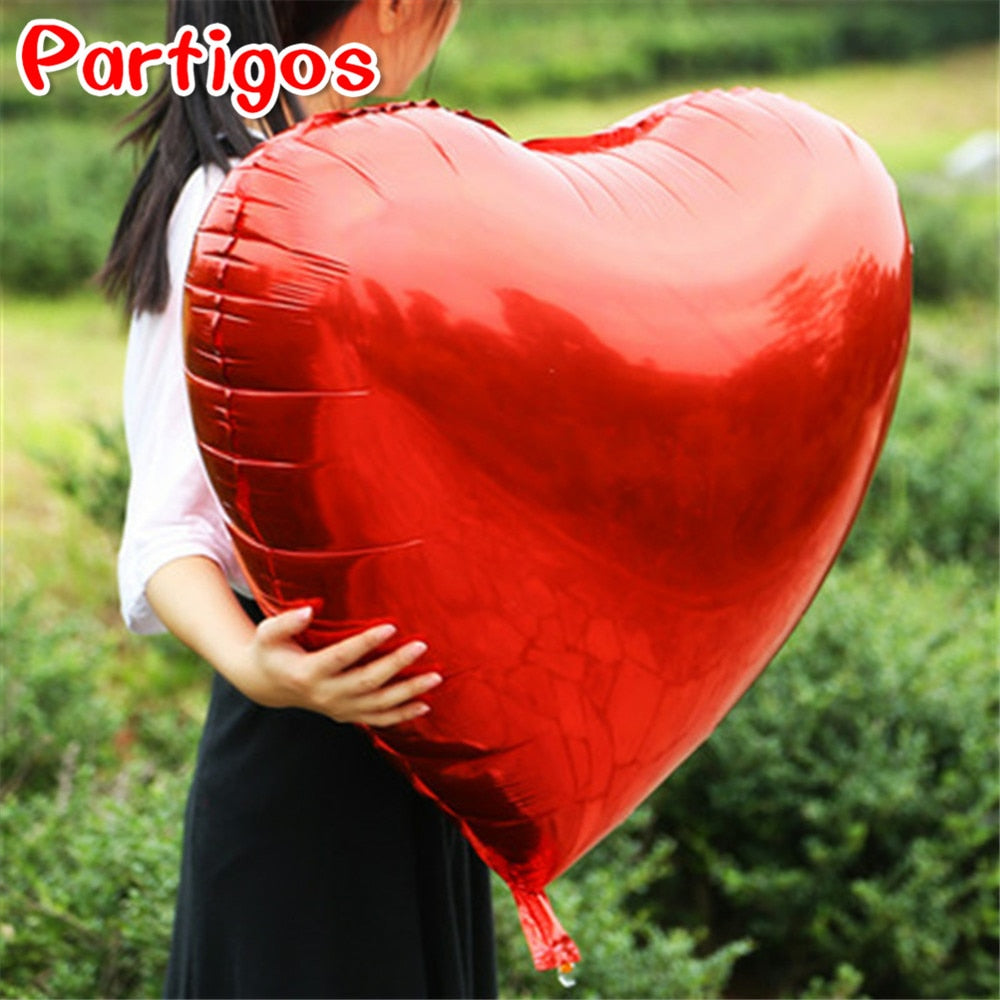 75cm Red Heart Balloon for Romantic Party Decorations