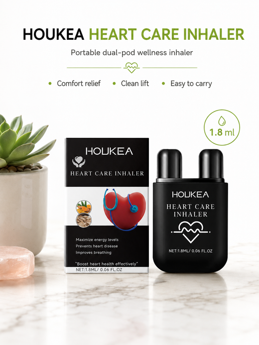 Portable Aromatherapy Inhaler — Supports Heart Health & Energy