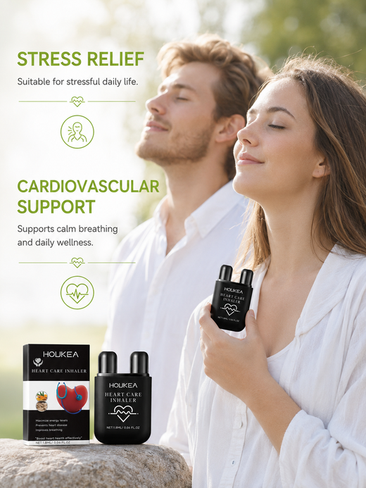Portable Aromatherapy Inhaler — Supports Heart Health & Energy