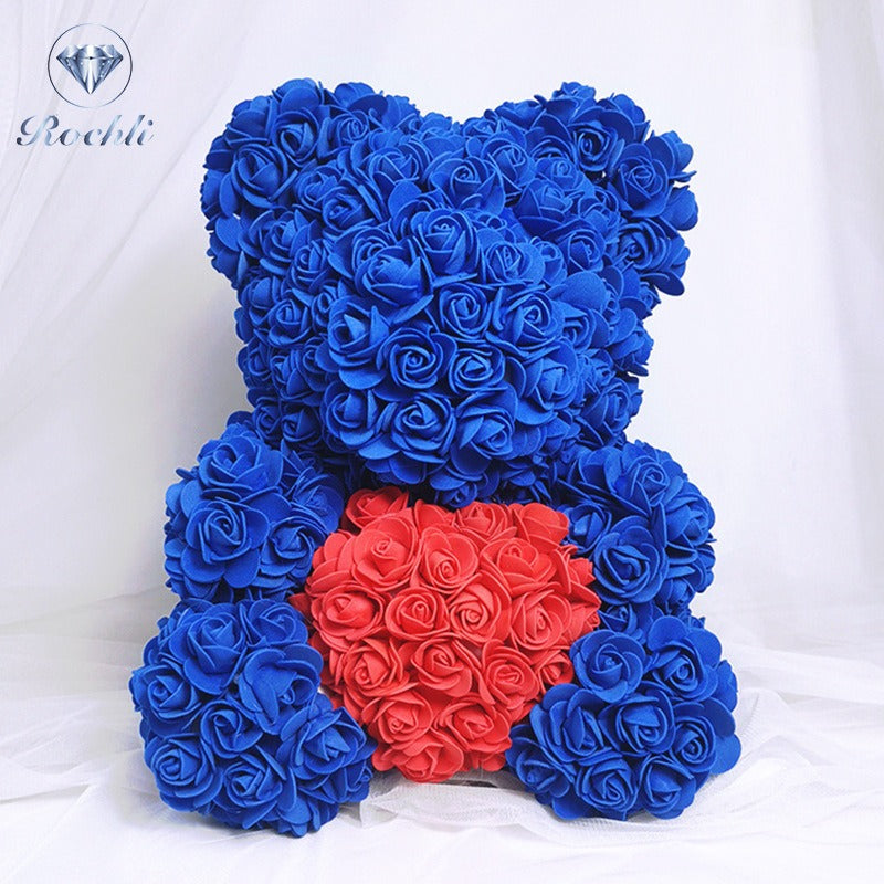Rose Bear Decorative Gift for Lasting Birthday Joy