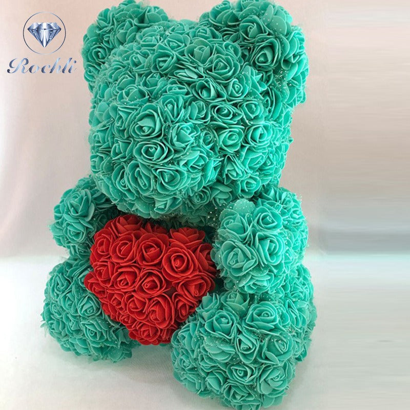 Rose Bear Decorative Gift for Lasting Birthday Joy