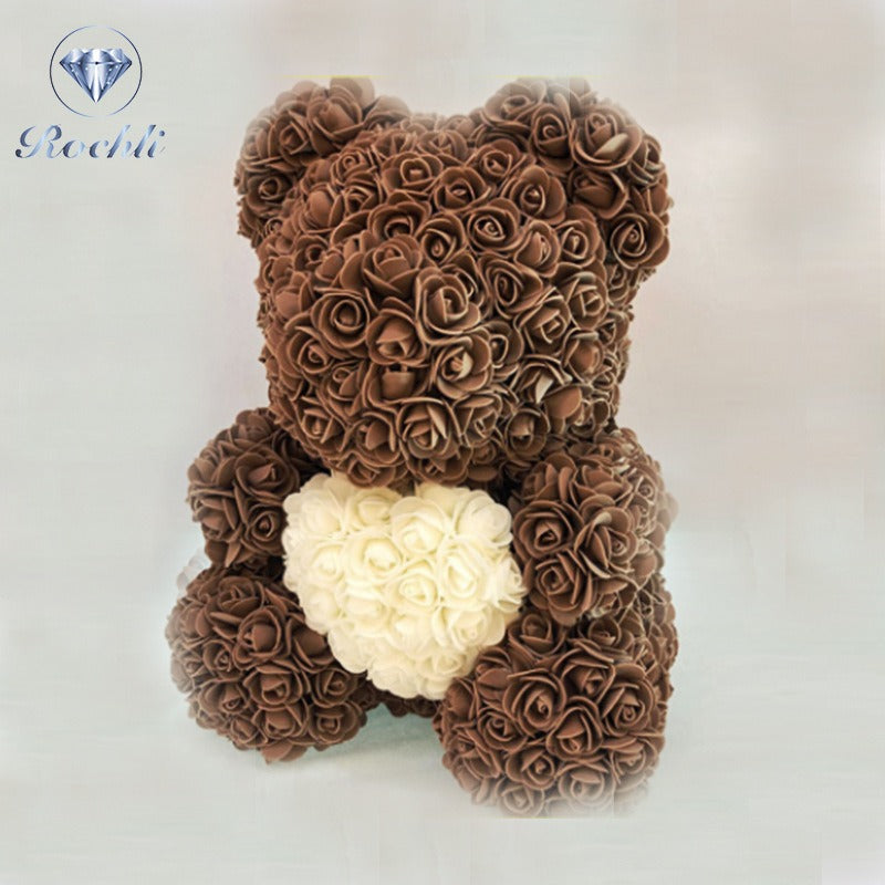 Rose Bear Decorative Gift for Lasting Birthday Joy