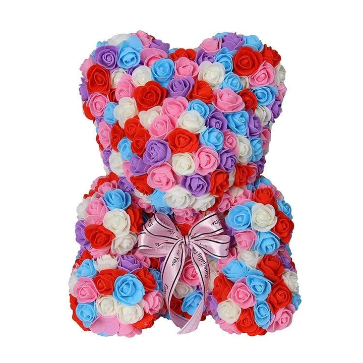 Rose Bear Decorative Gift for Lasting Birthday Joy
