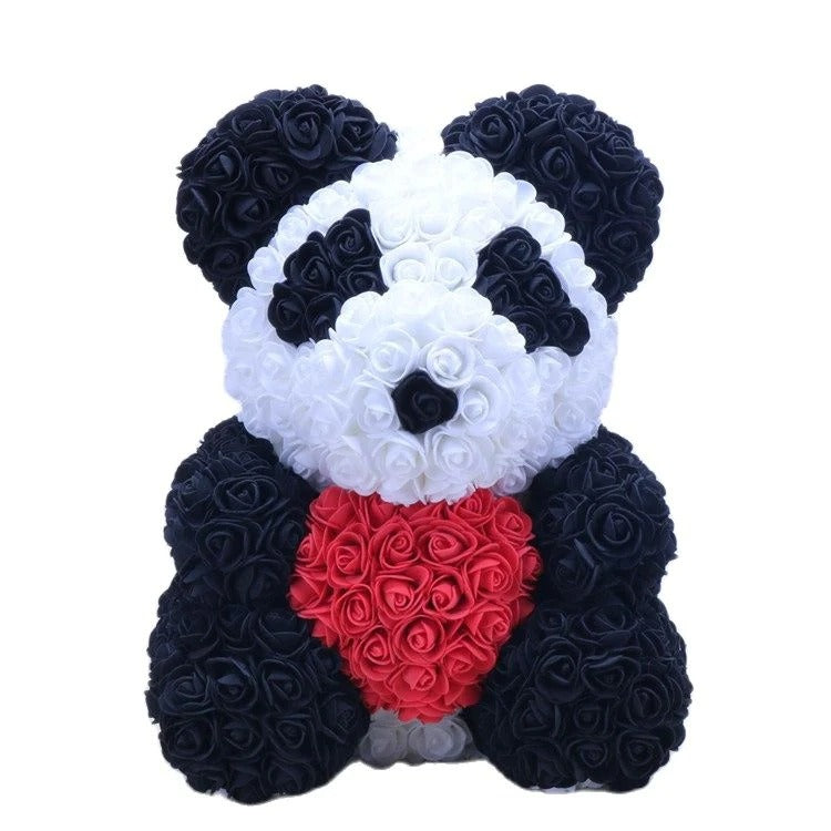 Rose Bear Decorative Gift for Lasting Birthday Joy