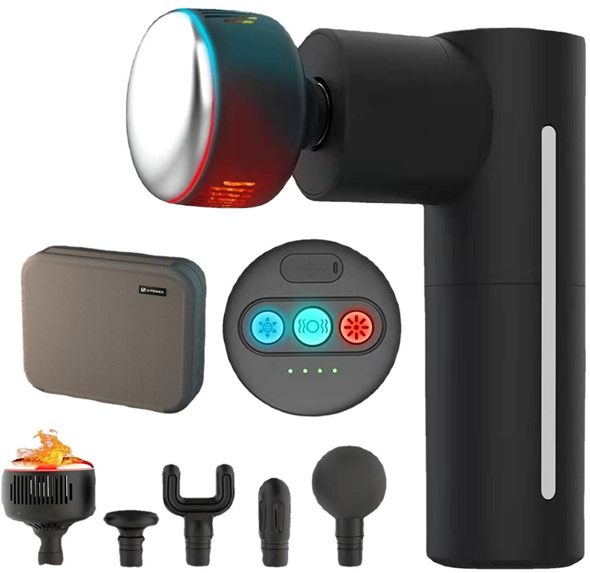 Percussion Massage Gun with Hot and Cold Compress