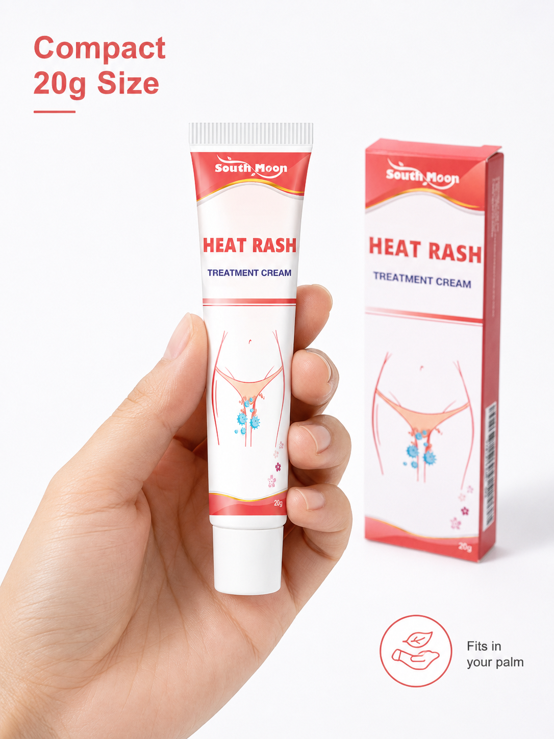 Heat Rash Treatment Cream — Fast Itch & Odor Relief