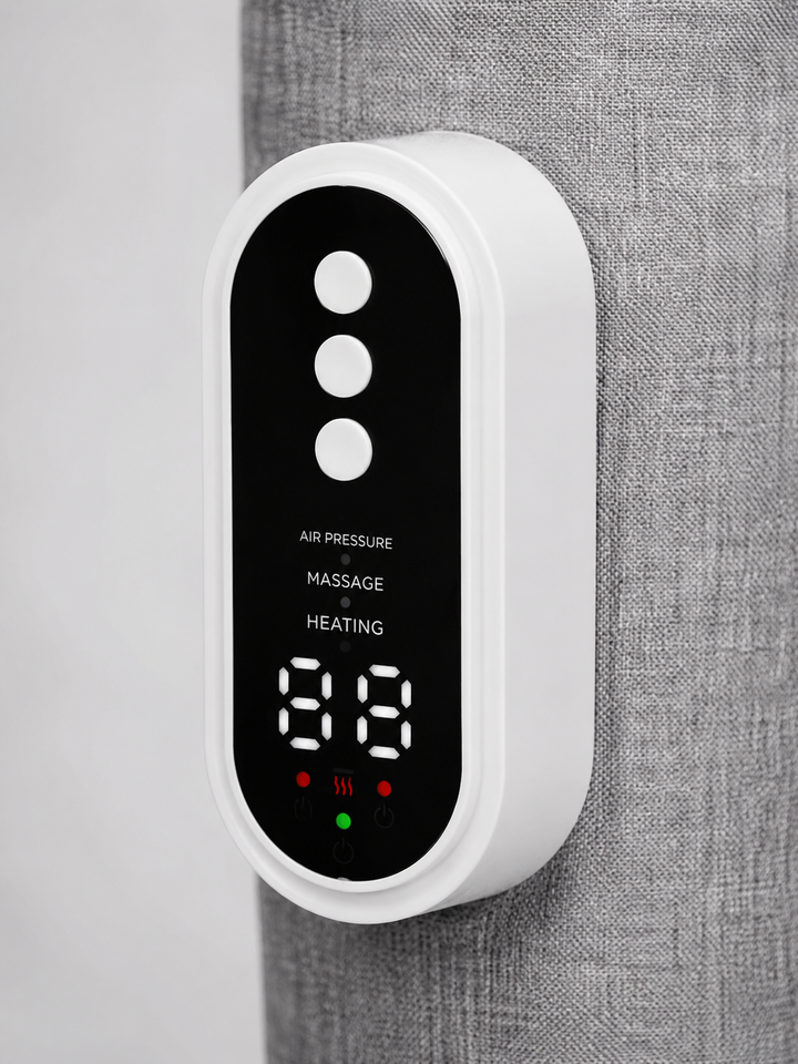 Heated Leg Massager with Air Compression & 360° Wrap