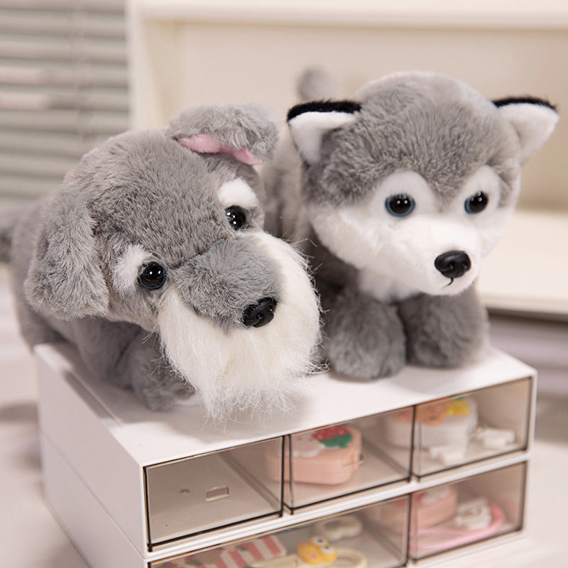 Husky Plush Toy – Soft Compact Cuddly Dog Birthday Gift