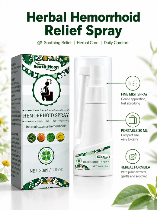 Hemorrhoid Spray — Botanical Pain & Swelling Relief