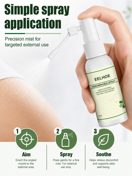 Hemorrhoids Spray – Botanical Relief, Soothes & Shrinks Fast