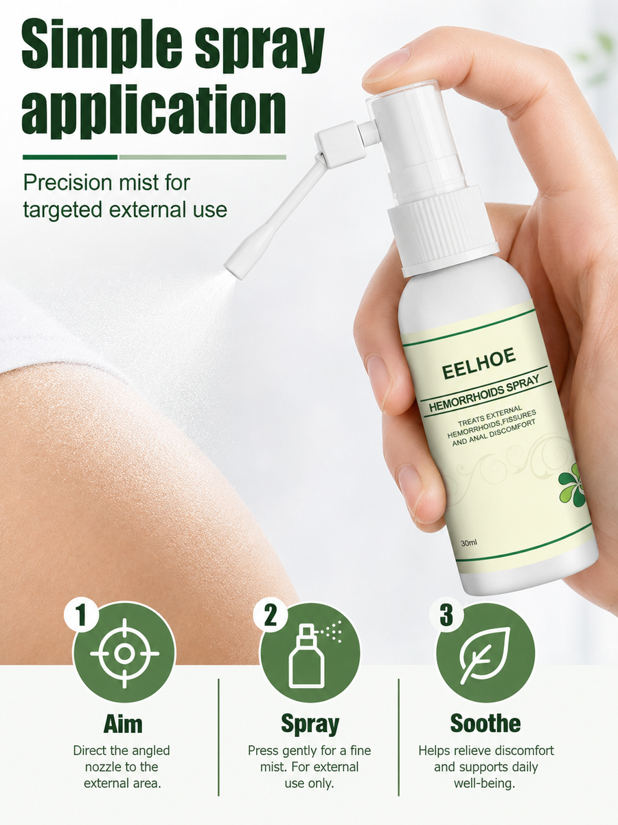 Hemorrhoids Spray – Botanical Relief, Soothes & Shrinks Fast