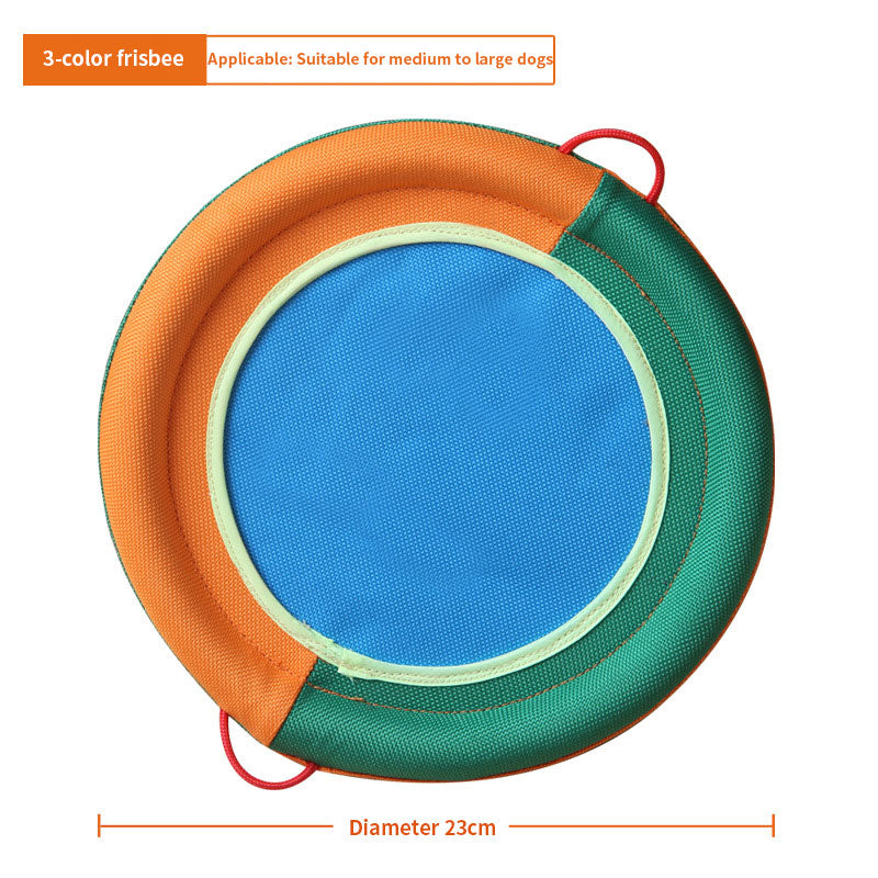 Hemp Dog Frisbee Toy for Durable Fetch & Tug Training