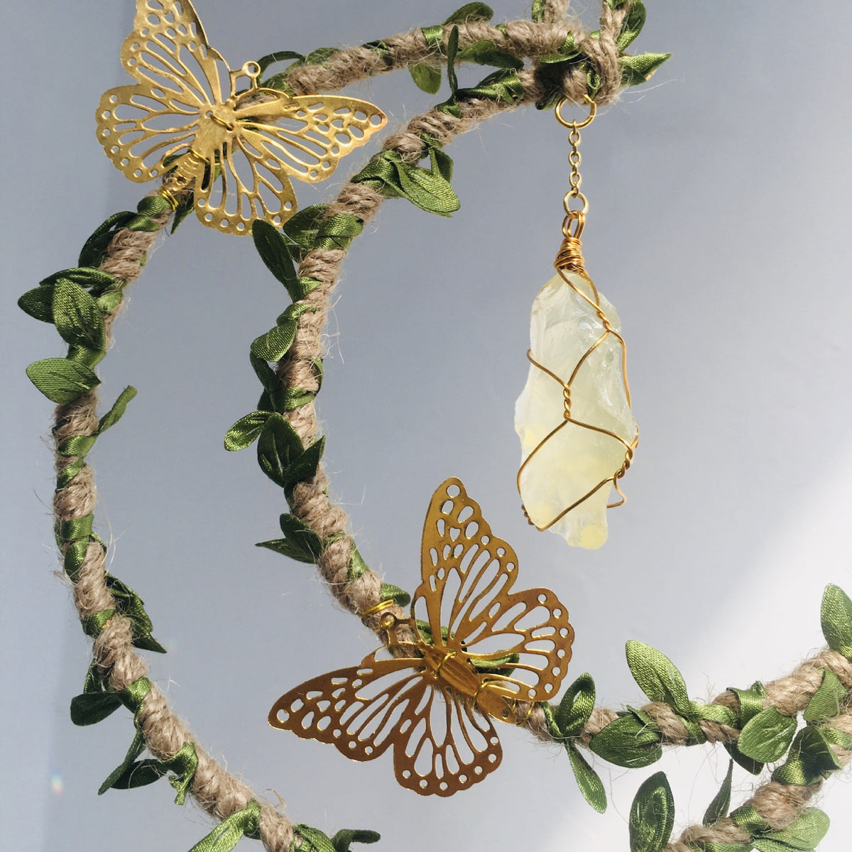 Crystal Suncatcher Wind Chime for Rainbow Window Light