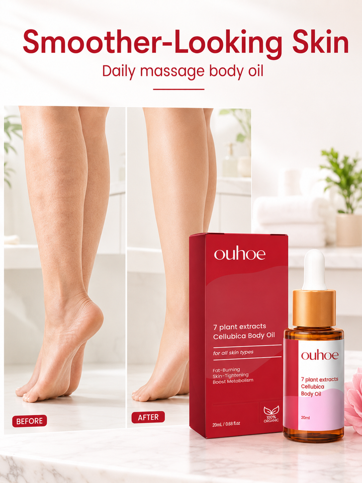 Body Oil for Firming & Cellulite Reduction – 7 Plant Extracts