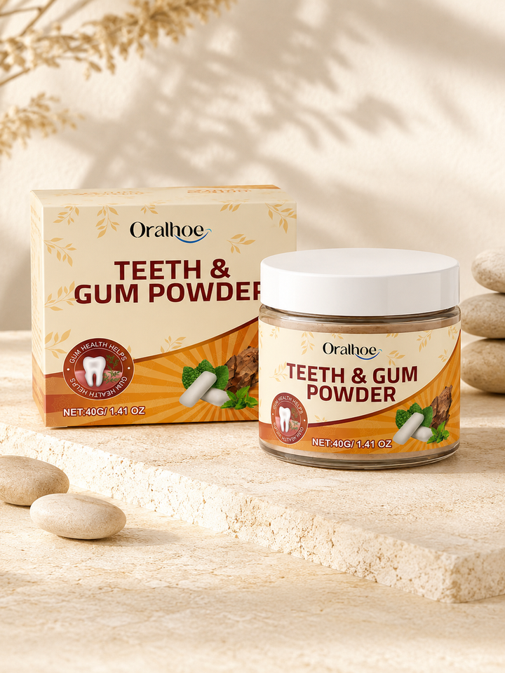 Herbal Tooth Powder — Naturally Whiter Teeth & Fresh Breath