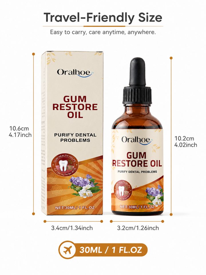 Herbal Gum Repair Oil — Soothe Discomfort & Clean Tartar