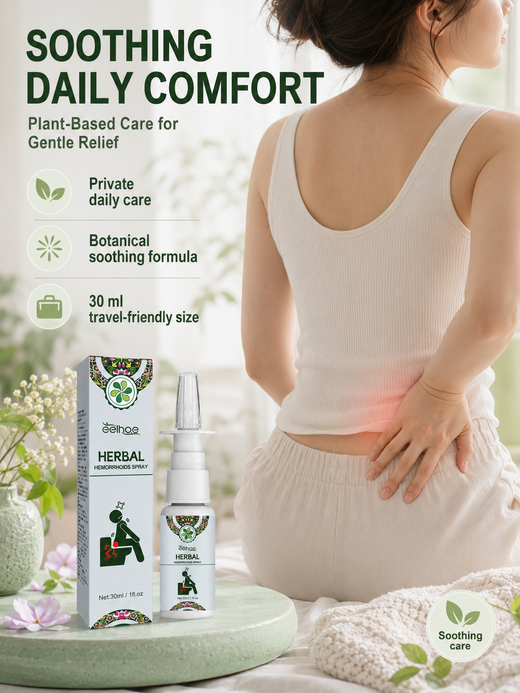 Herbal Hemorrhoid Relief Spray — Cooling, Soothing Relief