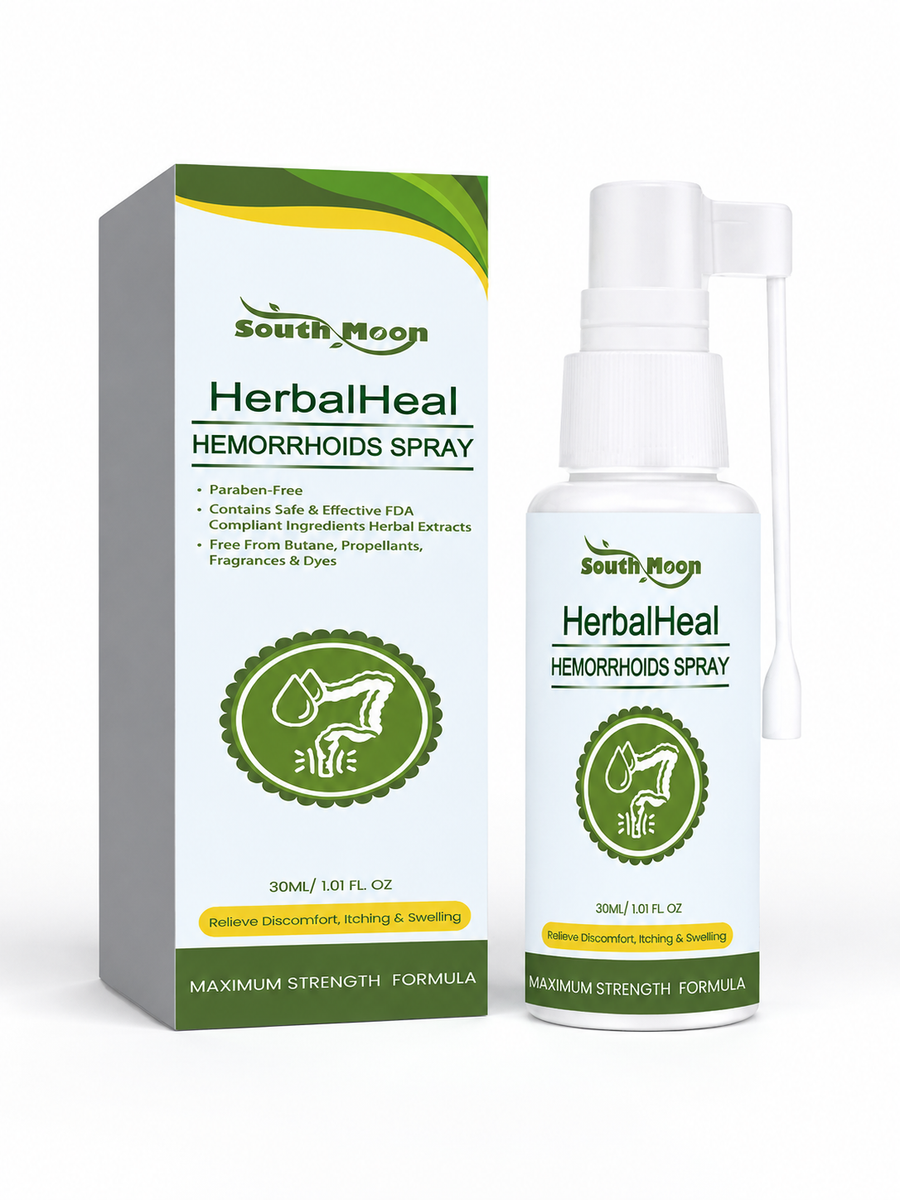 Herbal Hemorrhoids Spray — Gentle Relief for Itching & Swelling