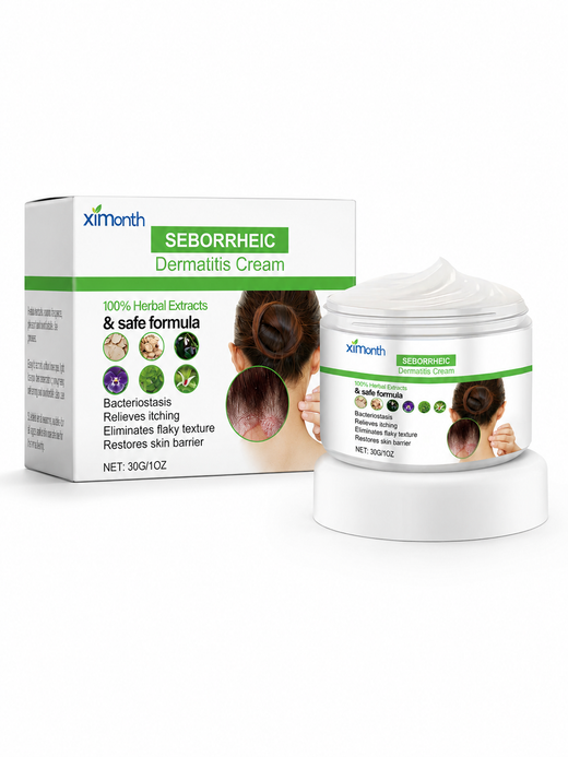 Herbal Seborrheic Dermatitis Cream — Flake-Free Scalp in 4