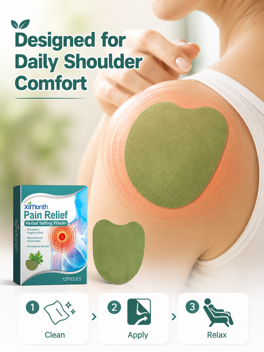 Shoulder Pain Patch — Herbal Relief with Wormwood