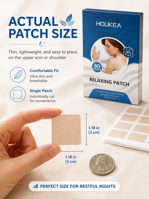 Lavender Sleep Patch — Drug-Free Overnight Relief