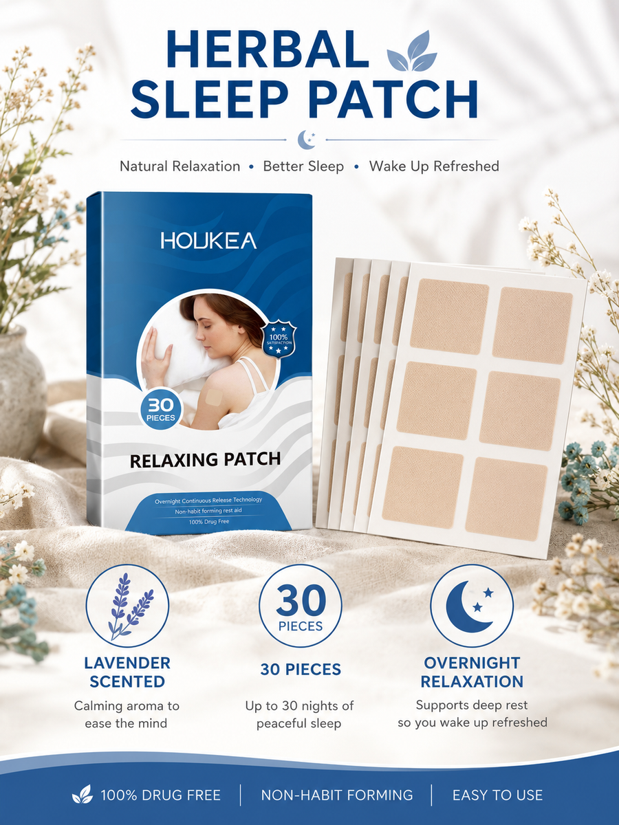 Lavender Sleep Patch — Drug-Free Overnight Relief