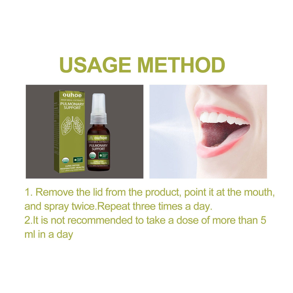 Herbal Throat Spray for Respiratory Wellness Support