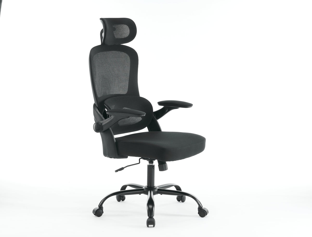 High Back Mesh Office Chair with Adjustable Headrest