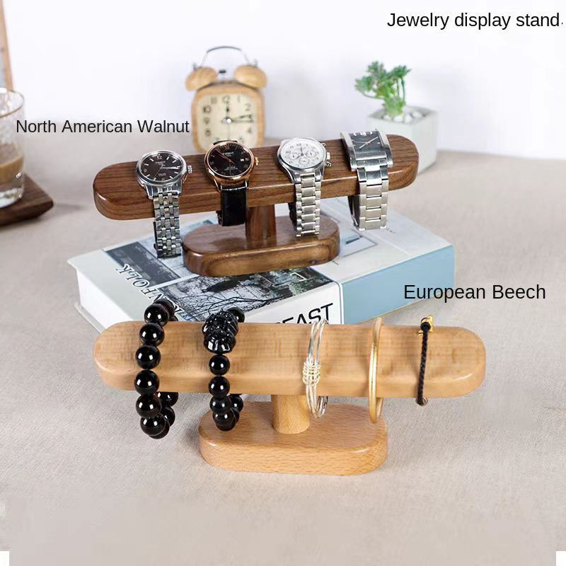 Wooden Jewelry Display Rack for Elegant Organization