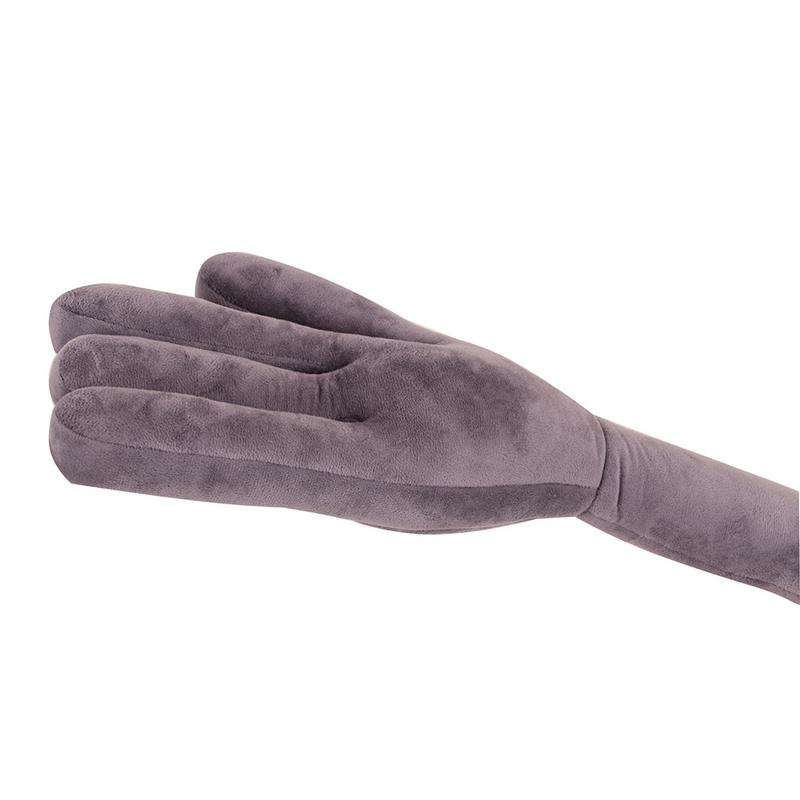 Travel Pillow With Hand-Shaped Neck Support Cushion