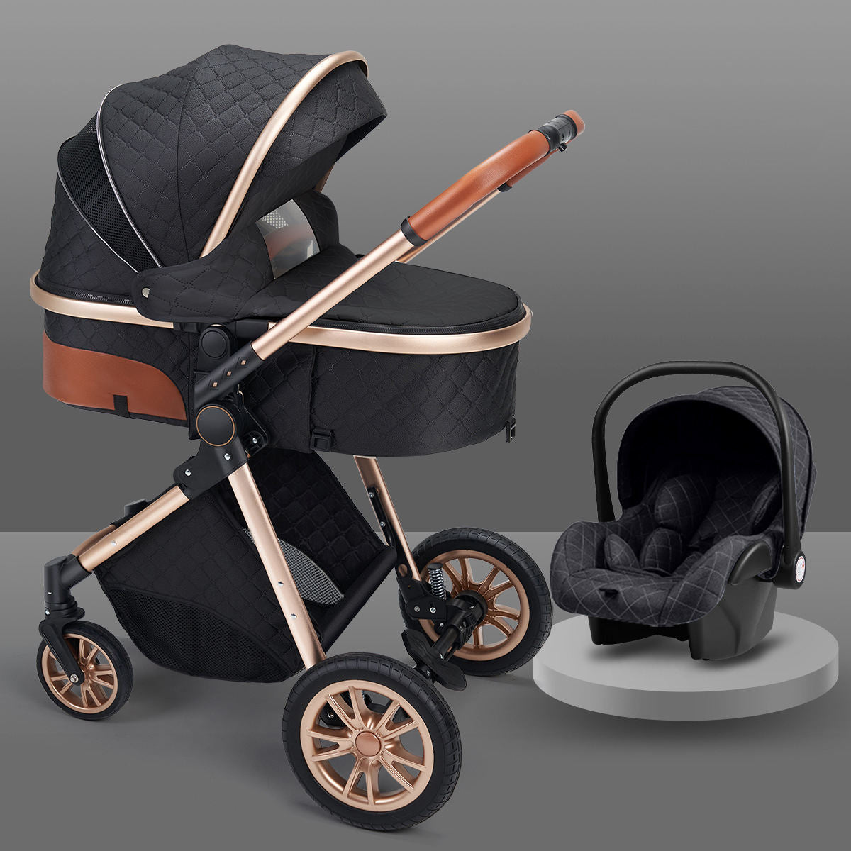 Convertible Baby Stroller Travel System for Newborns