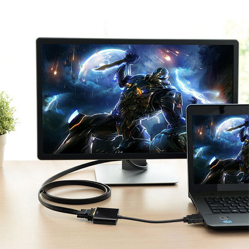 HDMI to VGA Adapter for Laptop to Projector 1080P