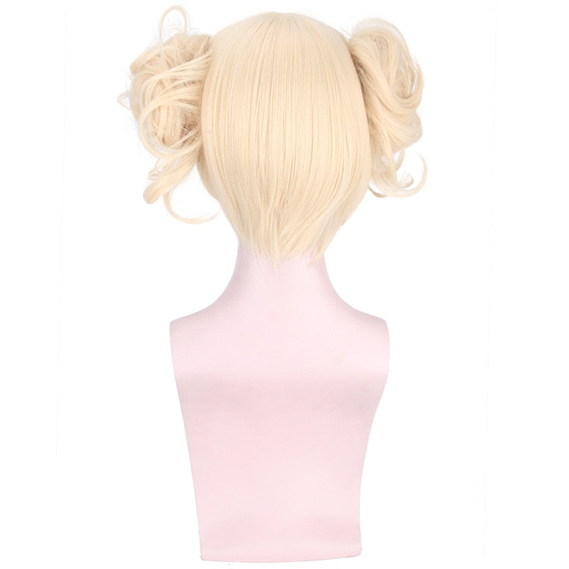 Himiko Toga Cosplay Wig With Ready-Styled Twin Buns