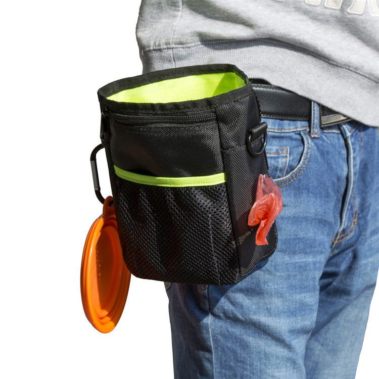 Dog Training Treat Bag With Hands-Free Walk Storage