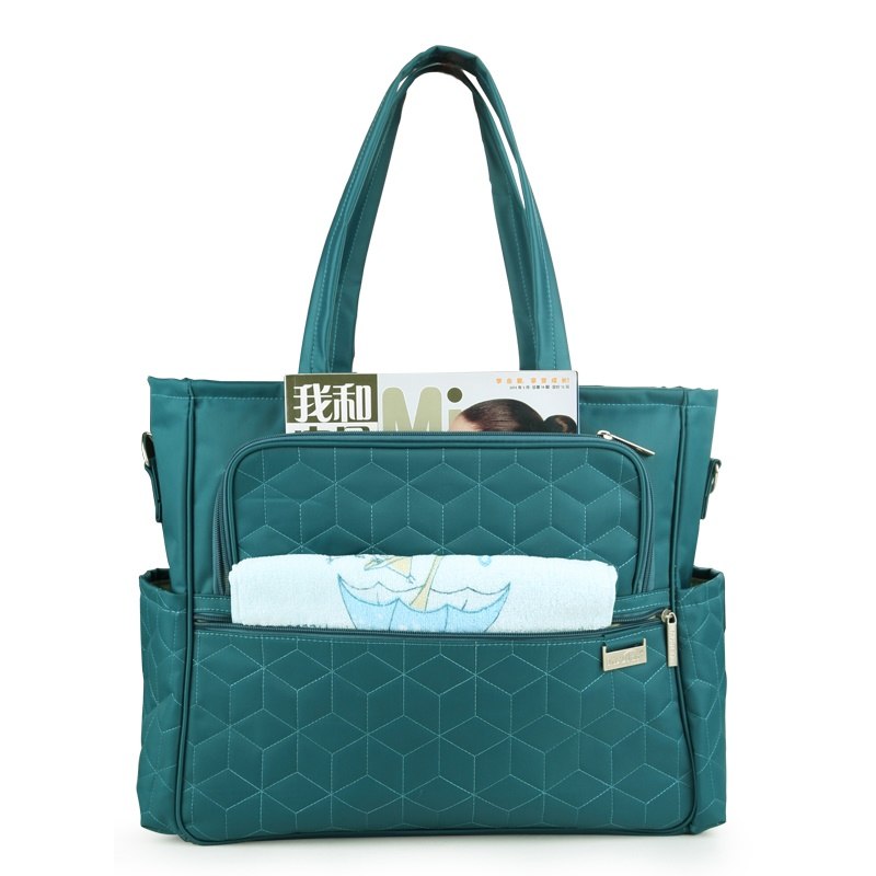 Waterproof Diaper Bag Tote With Organized Baby Storage
