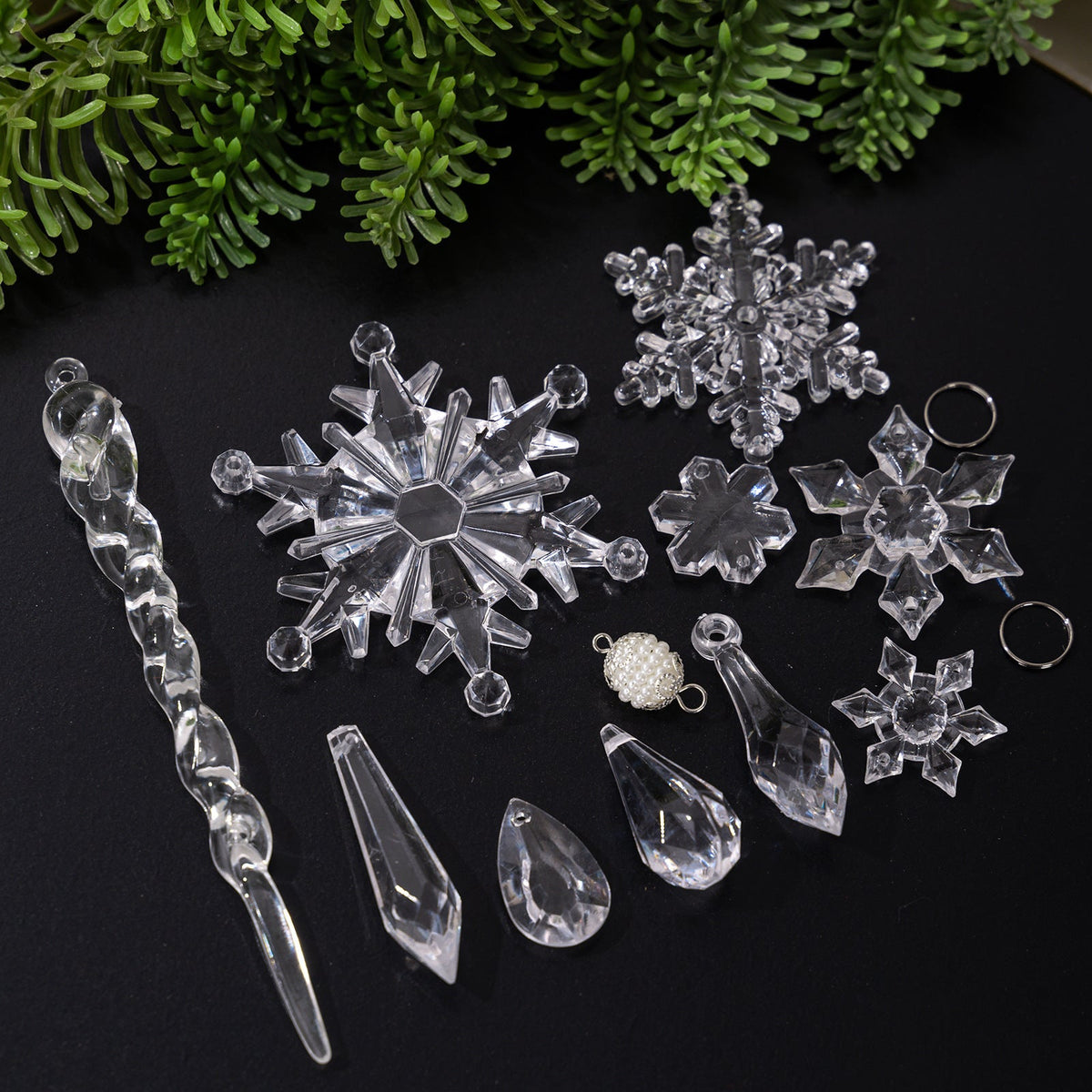 Snowflake Christmas Ornaments for Sparkling Trees