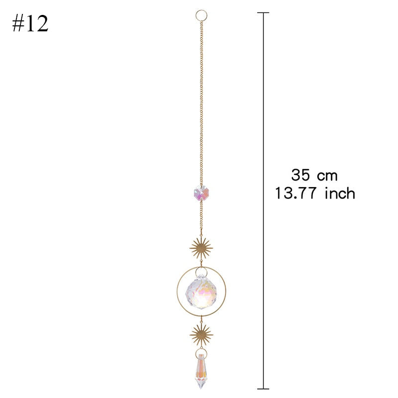 Crystal Sun Catcher Wind Chime for Colorful Light