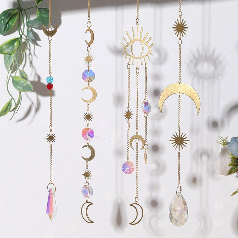Crystal Sun Catcher Wind Chime for Colorful Light
