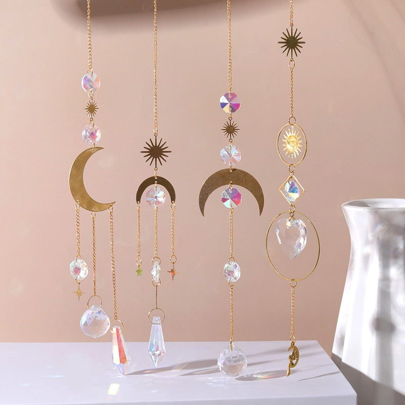 Crystal Sun Catcher Wind Chime for Colorful Light