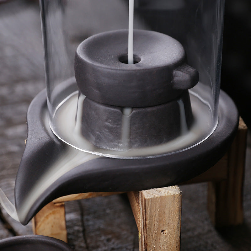 Ceramic Backflow Incense Burner for Calming Home Decor