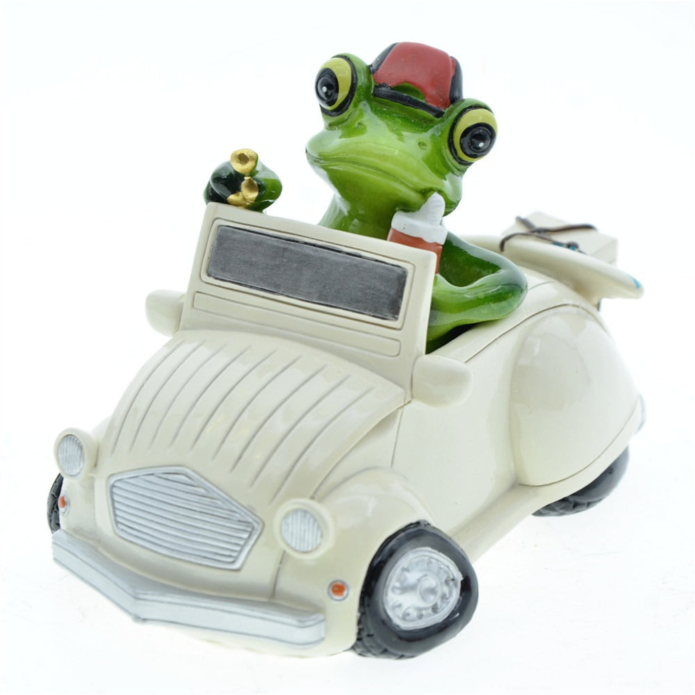 Frog Couple Car Ornament for Playful Home Displays