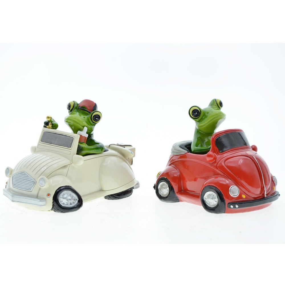 Frog Couple Car Ornament for Playful Home Displays