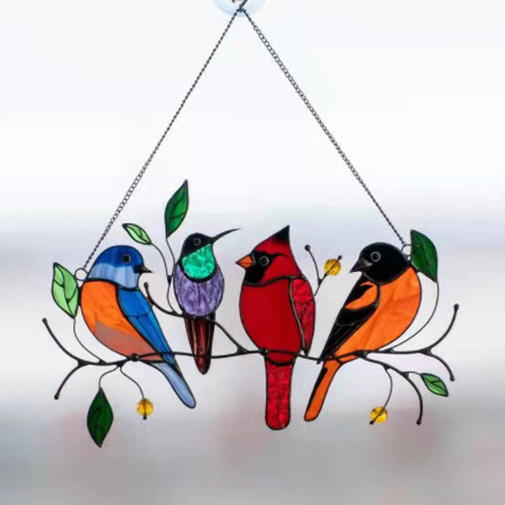 Bird Pendant Decor for Colorful Garden-Inspired Charm